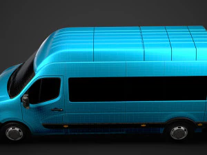 nissan nv 400 l3h3 micro&ocirc;nibus 2020 Modelo 3D
