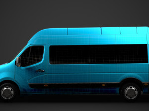 nissan nv 400 l3h3 minibus 2020 3D मॉडल