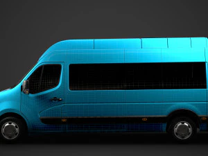 nissan nv 400 l3h3 micro&ocirc;nibus 2020 Modelo 3D