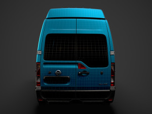 nissan nv 400 l3h3 minibus 2020 3D मॉडल