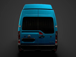nissan nv 400 l3h3 micro&ocirc;nibus 2020 Modelo 3D