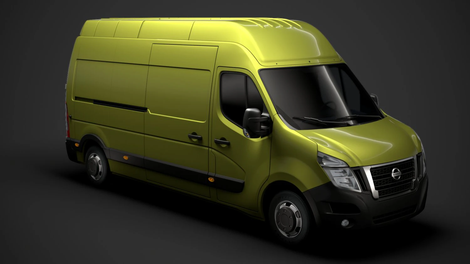 nissan nv 400 l3h3 van 2020 3D Model .c4d .max .obj .3ds .fbx .stl .blend 