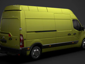 nissan nv 400 l3h3 van 2020 3D Model