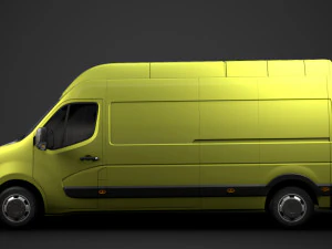 nissan nv 400 l3h3 van 2020 3D Model