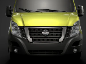 nissan nv 400 l3h3 van 2020 3D Model