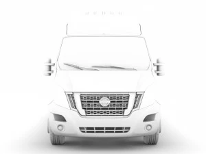 nissan nv 400 l3h3 van 2020 3D Model