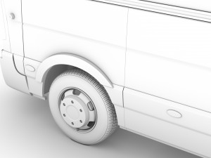 nissan nv 400 l3h3 van 2020 Modèle 3D