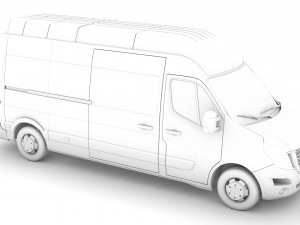 nissan nv 400 l3h3 van 2020 Modèle 3D