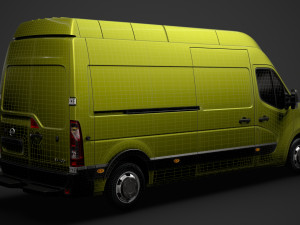 nissan nv 400 l3h3 van 2020 Modèle 3D