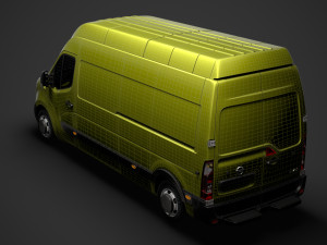 nissan nv 400 l3h3 van 2020 Modèle 3D