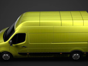 nissan nv 400 l3h3 van 2020 3D Model