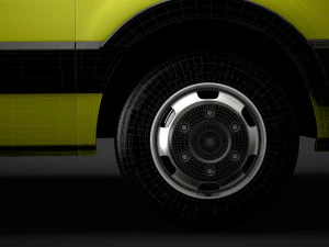 nissan nv 400 l3h3 van 2020 3D Model