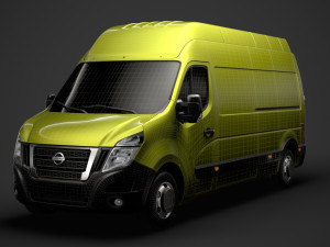 nissan nv 400 l3h3 van 2020 Modèle 3D