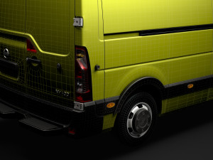 nissan nv 400 l3h3 van 2020 Modèle 3D
