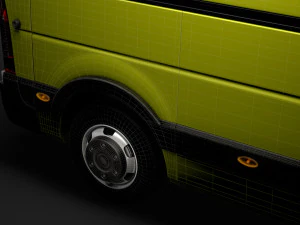 nissan nv 400 l3h3 van 2020 3D Model