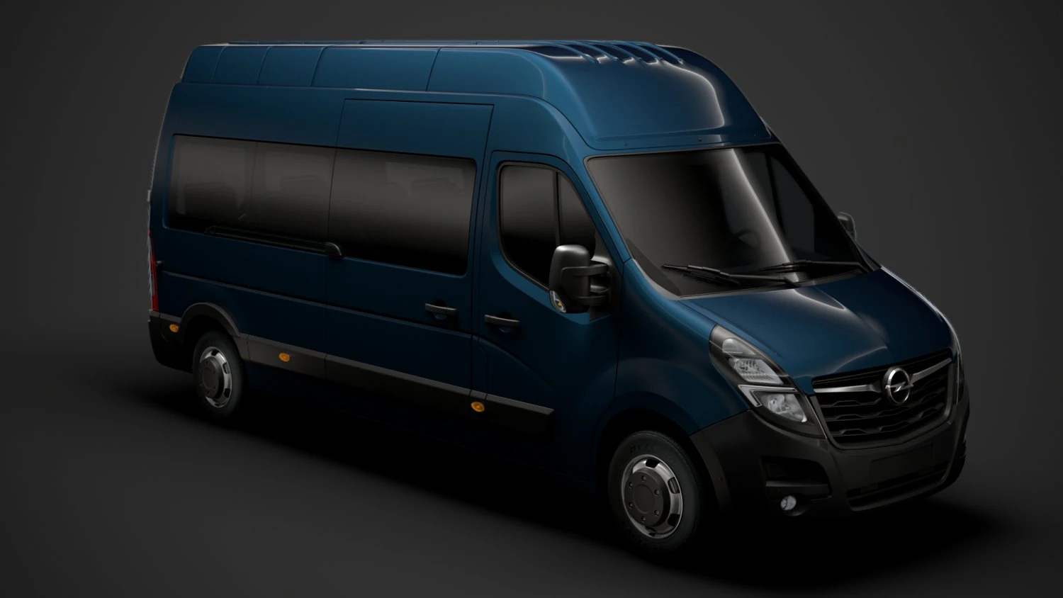 opel movano l3h3 minibus 2020 3D Model .c4d .max .obj .3ds .fbx .stl .blend