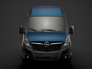 opel movano l3h3 minibus 2020 3D Модель