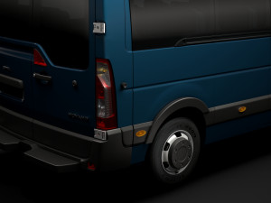opel movano l3h3 minibus 2020 3D Модель