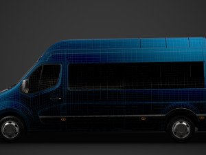 opel movano l3h3 minibus 2020 3D Модель