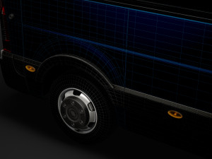 opel movano l3h3 minibus 2020 3D Модель