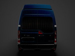 opel movano l3h3 minibus 2020 3D Модель