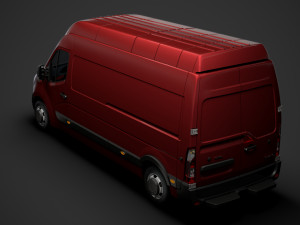 opel movano l3h3 van 2020 3D 모델