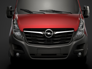 opel movano l3h3 van 2020 3D 모델