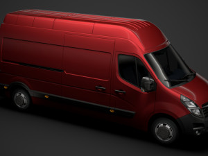 opel movano l3h3 van 2020 3D 모델