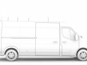 opel movano l3h3 van 2020 3D 모델