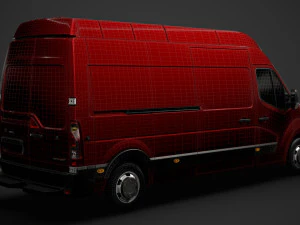 opel movano l3h3 van 2020 3D Model