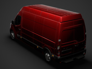 opel movano l3h3 van 2020 3D 모델