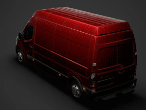 opel movano l3h3 van 2020 3D Model