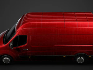 opel movano l3h3 van 2020 3D Model