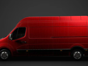 opel movano l3h3 van 2020 3D Model