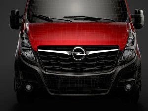 opel movano l3h3 van 2020 3D Model