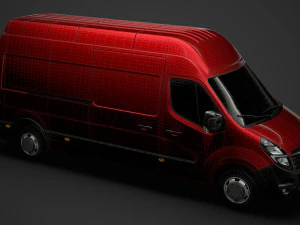 opel movano l3h3 van 2020 3D Model