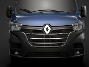 renault master l3h3 minibus 2020 Modelo 3D