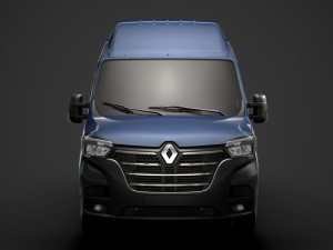 renault master l3h3 minibus 2020 Modelo 3D