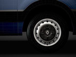 renault master l3h3 minibus 2020 Modelo 3D