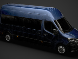 renault master l3h3 minibus 2020 Modelo 3D
