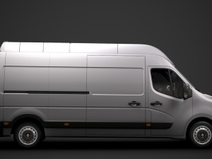 renault master l3h3 van 2020 3D 模型