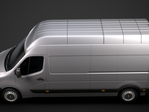 renault master l3h3 van 2020 3D 模型