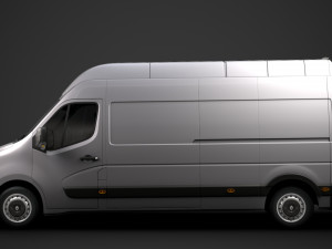 renault master l3h3 van 2020 3D 模型