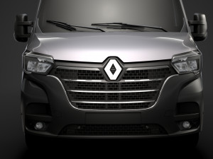 renault master l3h3 van 2020 3D 模型