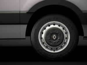 renault master l3h3 van 2020 3D 模型