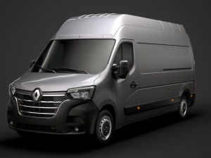 renault master l3h3 van 2020 3D 模型