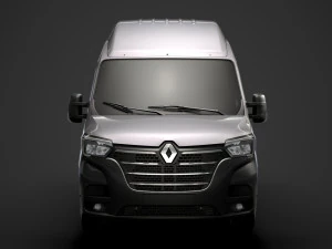 renault master l3h3 van 2020 3D Model