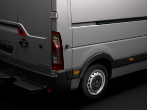 renault master l3h3 van 2020 3D 模型