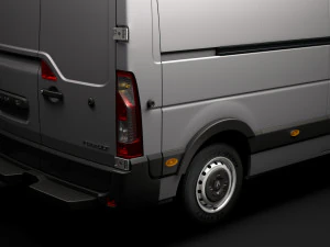 renault master l3h3 van 2020 3D Model