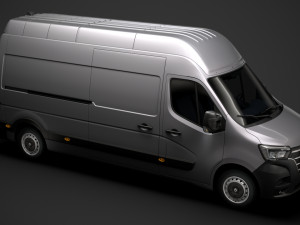 renault master l3h3 van 2020 3D 模型